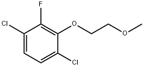 Benzene, 1,4-dichloro-2-fluoro-3-(2-methoxyethoxy)- 结构式