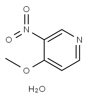 4-methoxy-3-nitropyridine hydrate 结构式