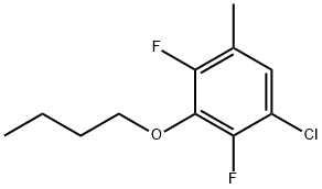 Benzene, 3-butoxy-1-chloro-2,4-difluoro-5-methyl- 结构式