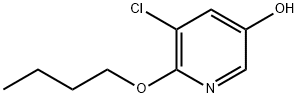 3-Pyridinol, 6-butoxy-5-chloro- 结构式