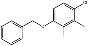 1-(苄氧基)-4-氯-2,3-二氟苯 结构式