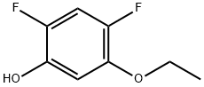 2,4-二氟-5-乙氧基苯酚 结构式