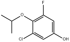 3-氯-5-氟-4-异丙氧基苯酚 结构式