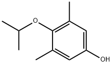 3,5-二甲基-4-异丙氧基苯酚 结构式