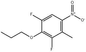 Benzene, 1,3-difluoro-4-methyl-5-nitro-2-propoxy- 结构式