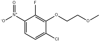 Benzene, 1-chloro-3-fluoro-2-(2-methoxyethoxy)-4-nitro- 结构式