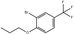 Benzene, 2-bromo-1-propoxy-4-(trifluoromethyl)- 结构式