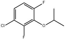 1-氯-2,4-二氟-3-异丙氧基苯 结构式