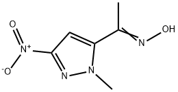 (1Z)-1-(1-methyl-3-nitro-1H-pyrazol-5-yl)ethanone oxime 结构式