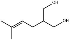 2-(3-Methylbut-2-en-1-yl)propane-1,3-diol 结构式