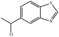 Benzothiazole, 5-(1-chloroethyl)- 结构式