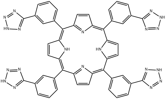 5,10,15,20-四(4-氨基苯)-21H,23H-卟啉 结构式