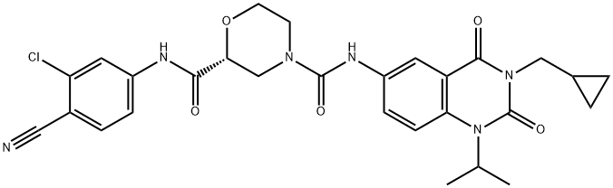 RORγt Inverse agonist 6 结构式