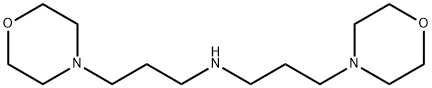 4-Morpholinepropanamine, N-[3-(4-morpholinyl)propyl]- 结构式