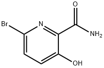2-Pyridinecarboxamide, 6-bromo-3-hydroxy- 结构式