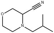 3-Morpholinecarbonitrile,4-(2-methylpropyl)- 结构式
