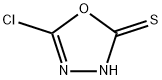 5-氯-1,3,4-噁二唑-2(3H)-硫酮 结构式