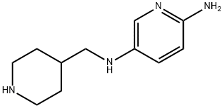 2,5-Pyridinediamine,N5-(4-piperidinylmethyl)- 结构式