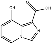 Imidazo[1,5-a]pyridine-1-carboxylic acid, 8-hydroxy- 结构式