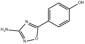 Phenol, 4-(3-amino-1,2,4-oxadiazol-5-yl)- 结构式