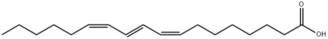 8(Z),10(E),12(Z)-十八碳三烯酸 结构式