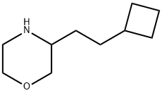 Morpholine, 3-(2-cyclobutylethyl)- 结构式