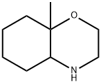 2H-1,4-Benzoxazine,octahydro-8a-methyl- 结构式