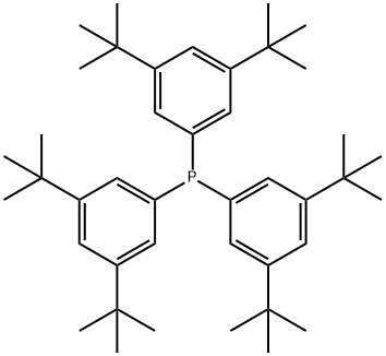 tris(3,5-di-tert-butylphenyl)phosphine 结构式