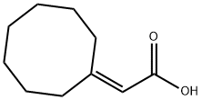 Acetic acid, 2-cyclooctylidene- 结构式