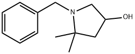 1-benzyl-5,5-dimethylpyrrolidin-3-ol 结构式