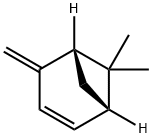 Bicyclo[3.1.1]hept-2-ene, 6,6-dimethyl-4-methylene-, (1S,5S)- 结构式