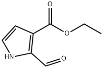 2-甲酰基-1H-吡咯-3-羧酸乙酯 结构式