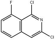 1,3-二氯-8-氟异喹啉 结构式