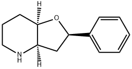 rac-(2R,3aR,7aR)-2-phenyl-octahydrofuro[3,2-b]pyridine 结构式