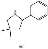 4,4-Dimethyl-2-phenylpyrrolidinehydrochloride