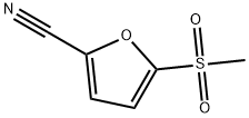 5-(甲基磺酰基)呋喃-2-氰基 结构式