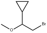 (2-溴-1-甲氧基乙基)环丙烷 结构式