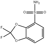 2,2-difluoro-2H-1,3-benzodioxole-4-sulfonamide 结构式