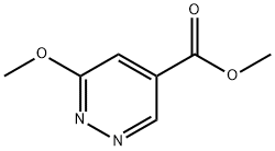 4-Pyridazinecarboxylic acid, 6-methoxy-, methyl ester 结构式