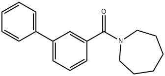 Biphenyl Azepanyl Methanone 结构式