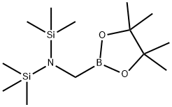 1,3,2-Dioxaborolane-2-methanamine, 4,4,5,5-tetramethyl-N,N-bis(trimethylsilyl)- 结构式
