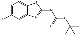 (5-氯苯并[D]噻唑-2-基)氨基甲酸叔丁酯 结构式