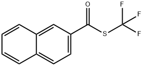 2-萘甲酸三氟甲硫基酯 结构式