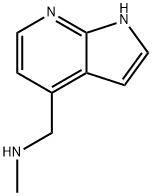 1H-Pyrrolo[2,3-b]pyridine-4-methanamine, N-methyl- 结构式