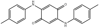 2,5-环己二烯-1,4-二酮,2,5-双[(4-甲基苯基)氨基]- 结构式