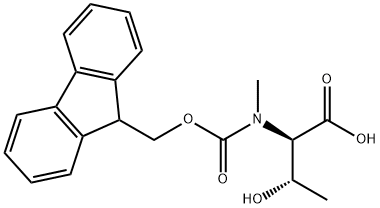 FMOC-N-ME-D-苏氨酸 结构式