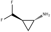 (1R,2R)-2-(二氟甲基)环丙烷-1-胺 结构式