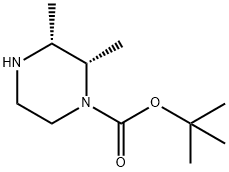 (2S,3R)-2,3-二甲基哌嗪-1-羧酸叔丁酯 结构式