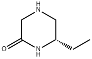 2-Piperazinone, 6-ethyl-, (6S)- 结构式
