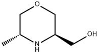 3-Morpholinemethanol, 5-methyl-, (3R,5R)- 结构式